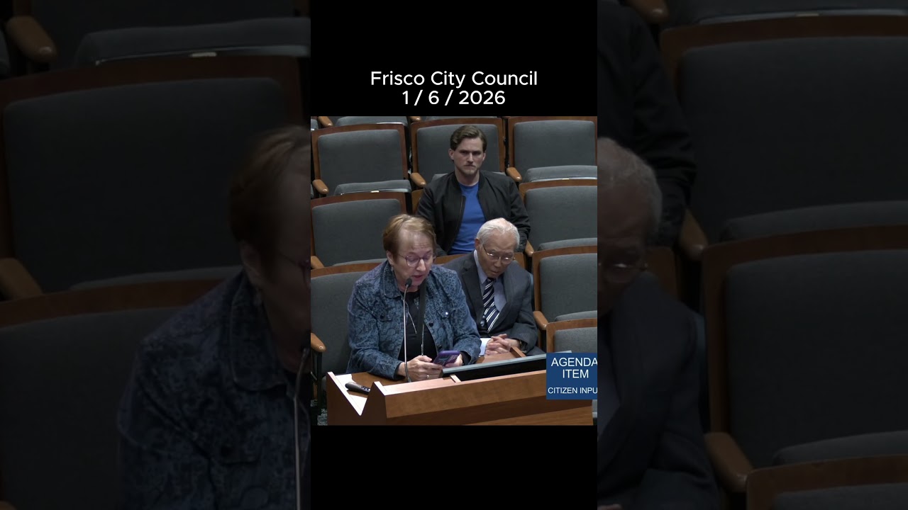 Frisco City Council, Tuesday, Jan 6, 2026