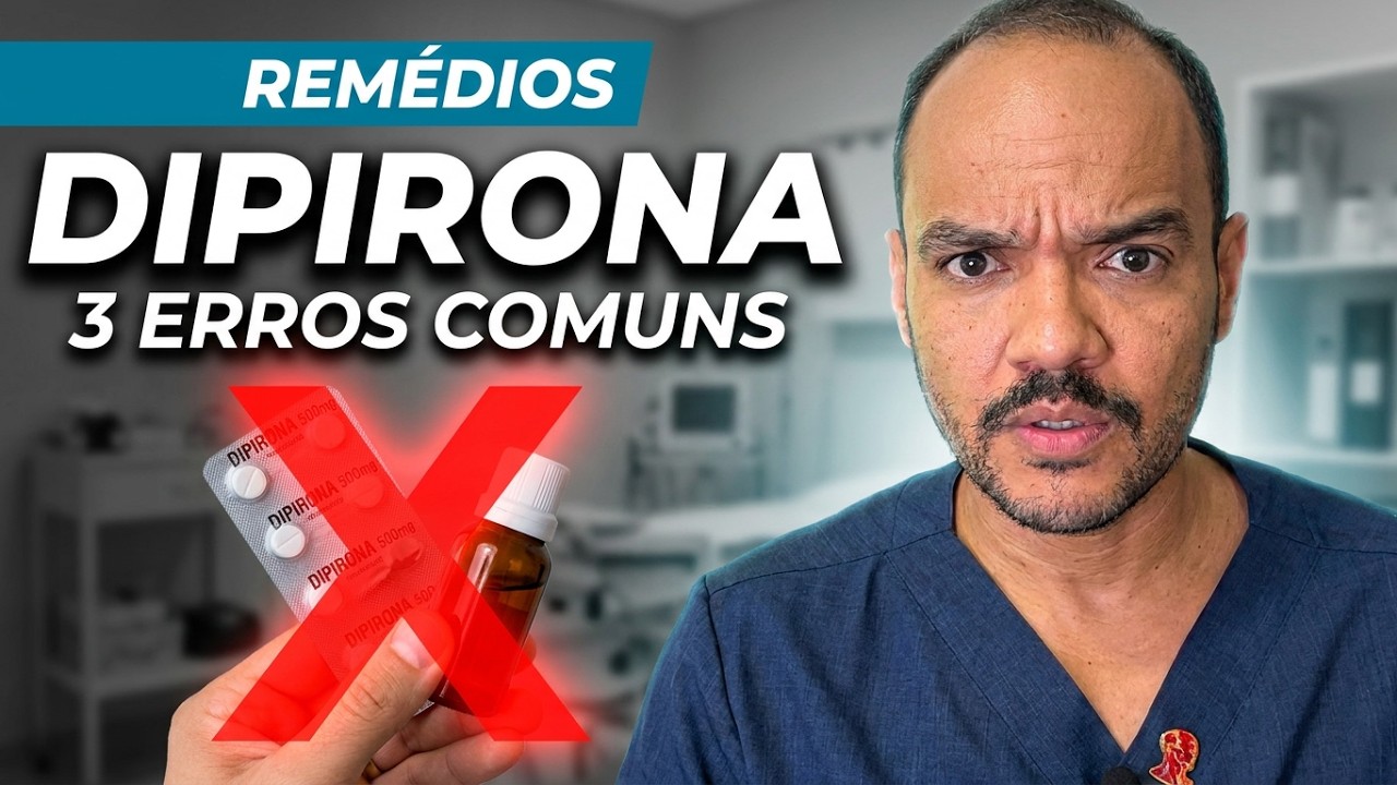 DIPIRONA 💊  3 ERROS MAIS COMUNS NA HORA DE TOMAR