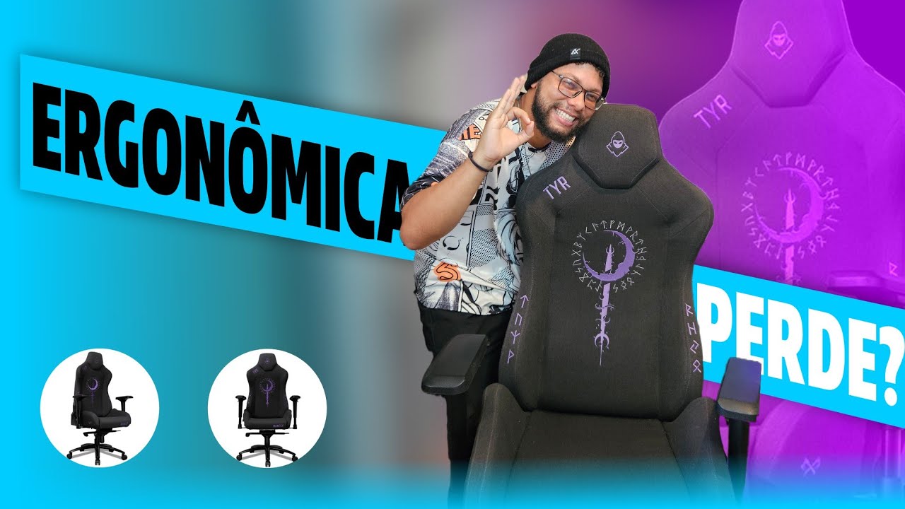 VALE A PENA? Testei a Cadeira Gamer Mancer Tyr Pro Purple Edition! 💜🎮