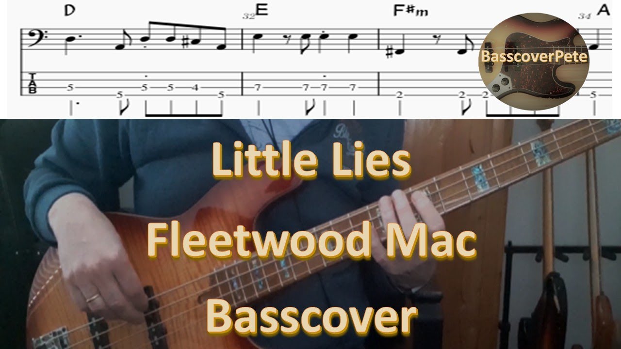 Fleetwood Mac - Little Lies. Bass Cover Tabs Score Notation Chords Transcription. Bass: John McVie