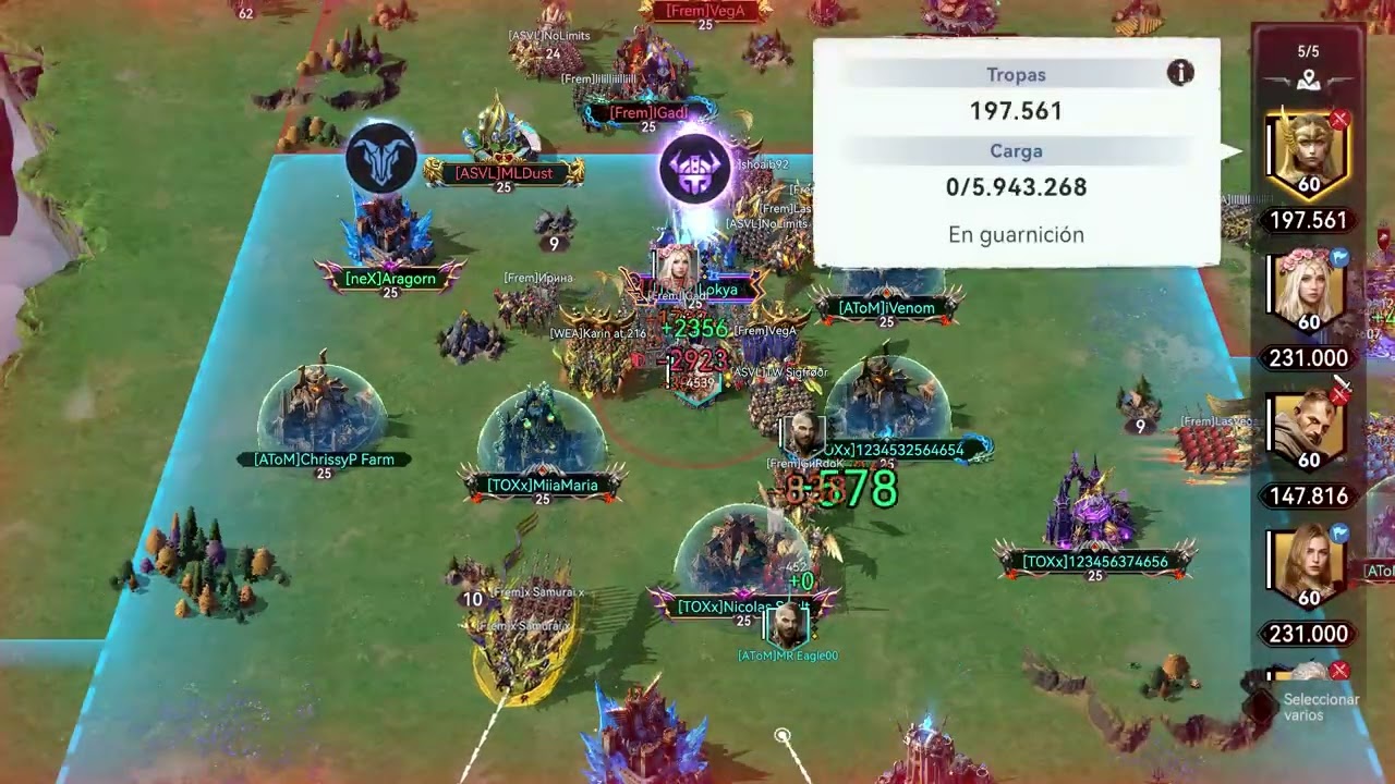 Viking Rise K209 -K200- K194 VS K230- K223- K216 (THE MOST EPIC KVK ) ☠️ZONE 4 PART10☠️