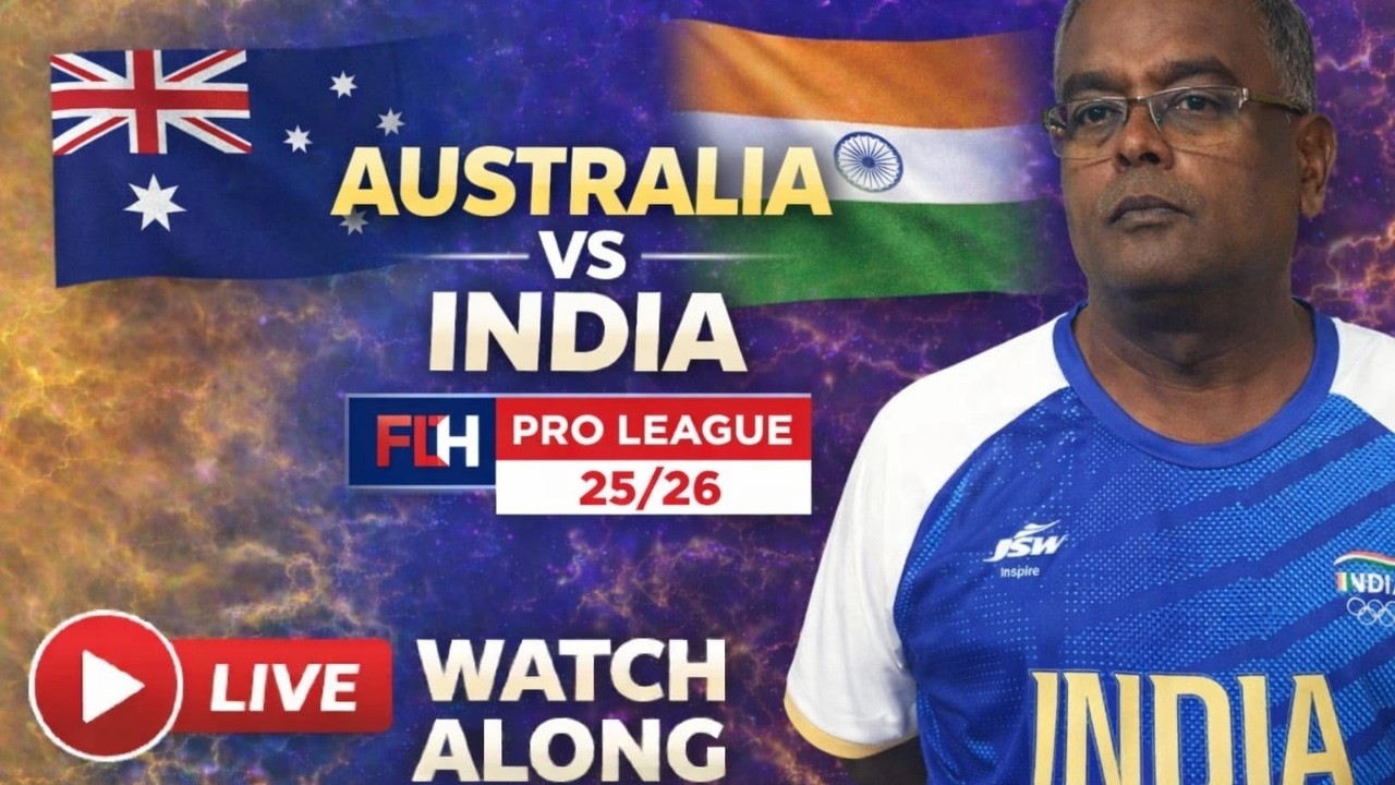 Austrailia vs India FIH pro League 25/26 | The Watch Along Live