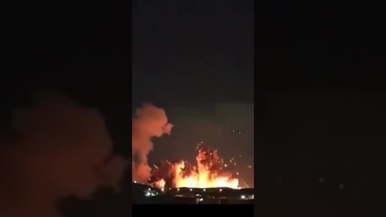 Trump posts clip of blast after 2,000-lb bunker buster bombs rip through an Iranian ammunition depot