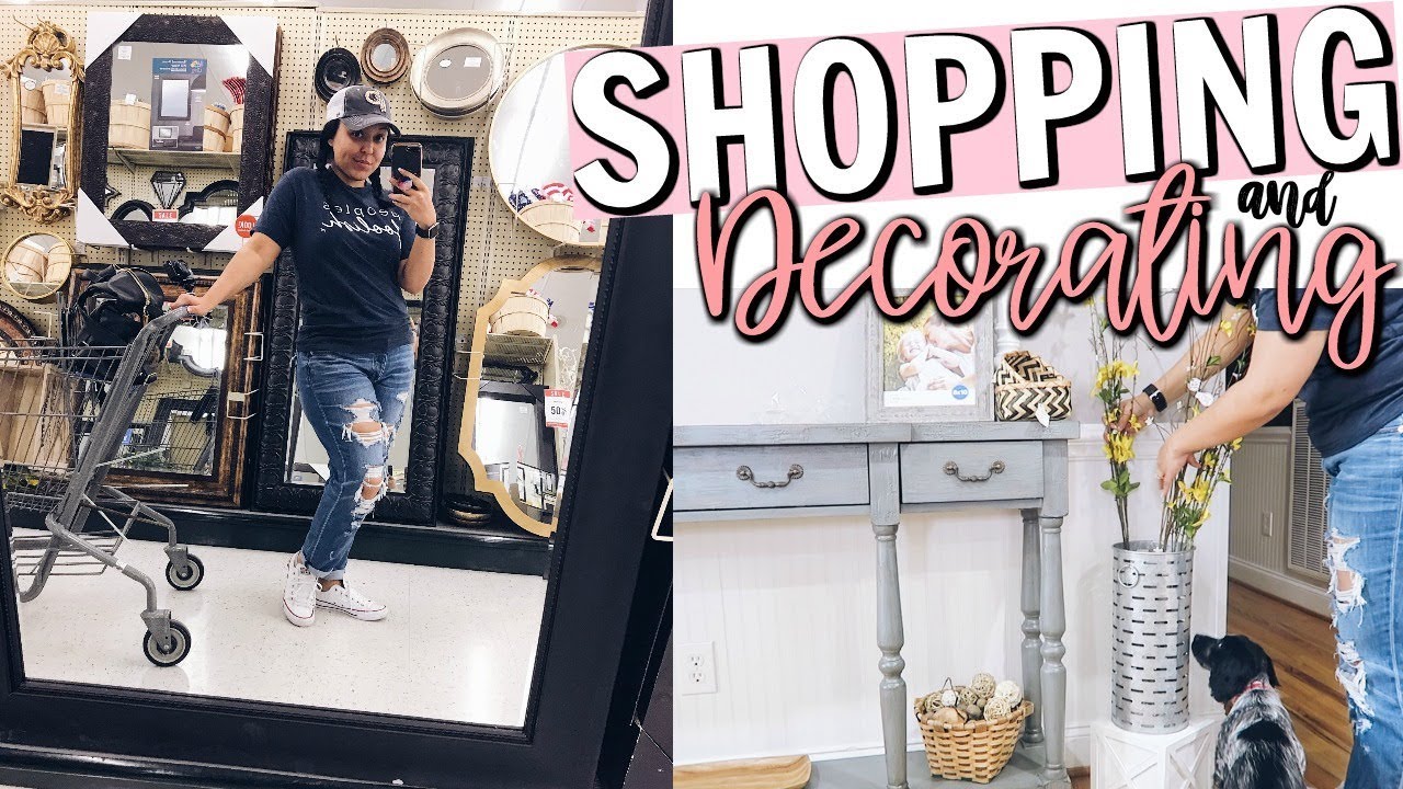 SHOP & DECORATE WITH ME 2018 | SHOPPING AT HOBBY LOBBY FOR SPRING HOME DECOR | Page Danielle