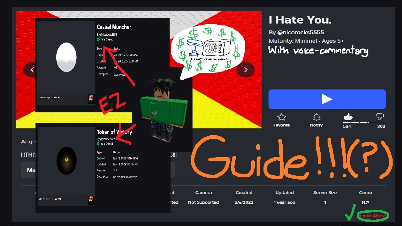 I Hate You. - Token of Victory + Casual Muncher [Guide w/ Voice-Commentary]