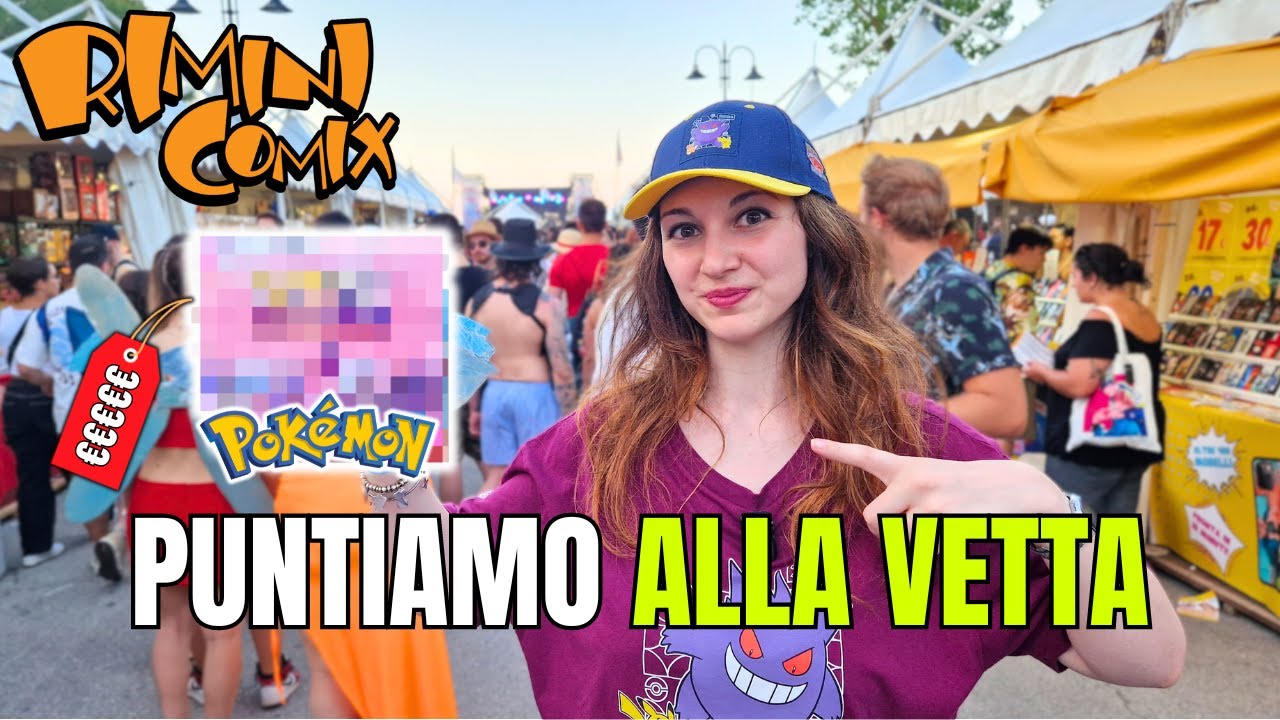 HO TROVATO il migliore DISPLAY POKEMON al Rimini Comix - vlog completo della fiera
