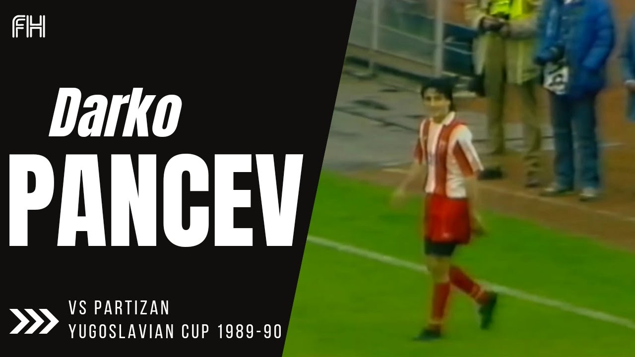 Darko Pancev ● Skills ● Partizan 2-3 Crvena Zvezda ● Yugoslavian Cup 1/2 Final 1989-90