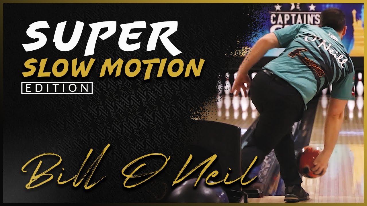 Bill O'Neil Super Slow Motion Bowling Release (So Smooth!)