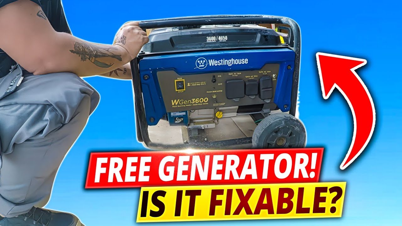 Free Generator! Westinghouse WGen3600 – Let's Fix It!