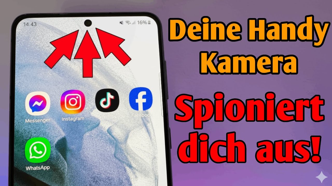 Deine Handy Kamera ist IMMER AN und Spioniert DICH aus! Sofort Ausschalten!