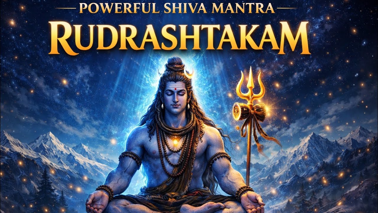Namami Shamishan Nirvan Roopam |Powerful Shiva Meditation Mantra | Mind Relaxing Rudrashtakam#viral 