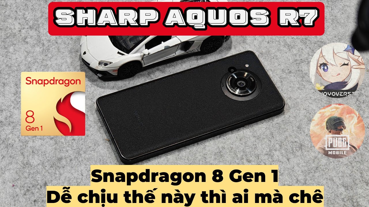 Snapdragon 8 Gen 1 này nhiệt độ dễ chịu thật sự - Test game Sharp Aquos R7 (2025)