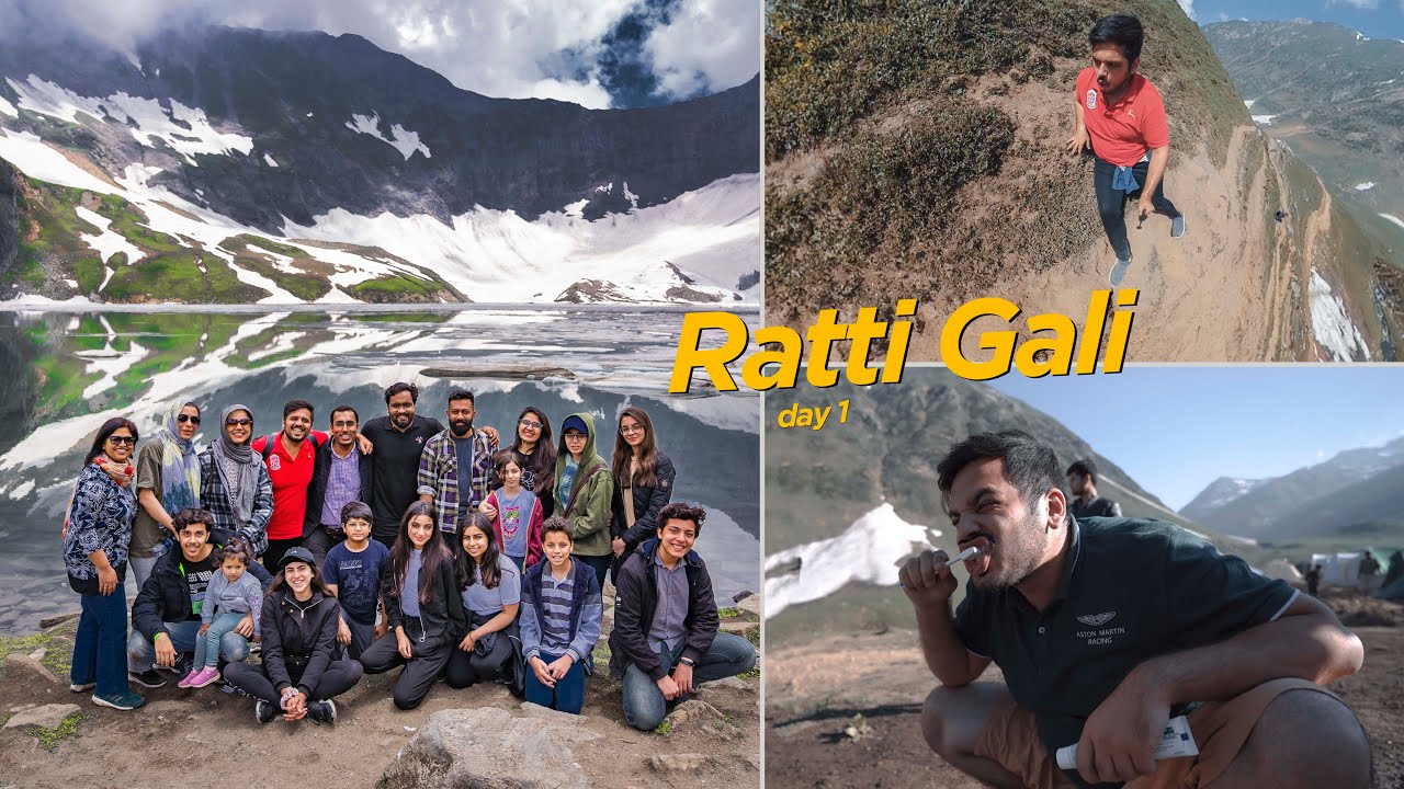 ALMOST FELL DOWN FROM TREK - RATTI GALI KASHMIR - EP 1