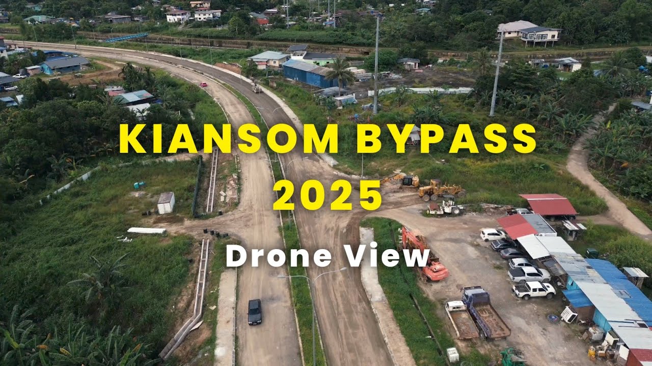 Naik Taraf Jalan Kiansom Bypass Inanam | Drone View