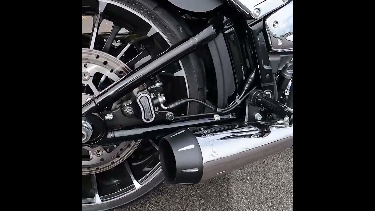 Harley Davidson Breakout 117 2023 года с выхлопной системой Bassani Exhaust #shorts