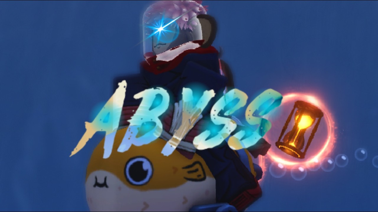 Going harpoon fishing and swimming in Roblox! (Abyss)