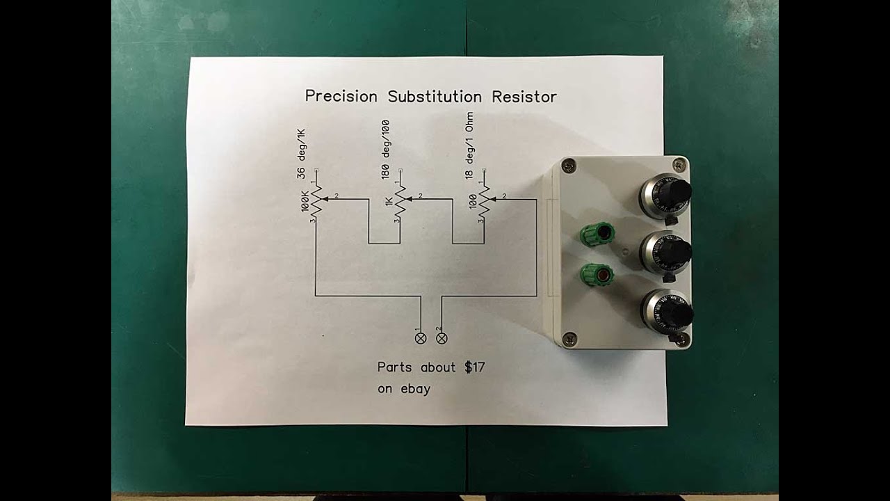 0006 - Build a Precision Substitution Resistor for under $20.