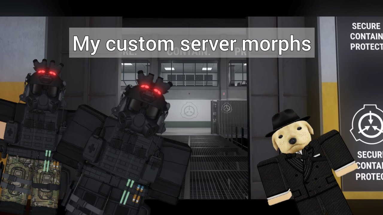 My custom server morphs in SCP RP