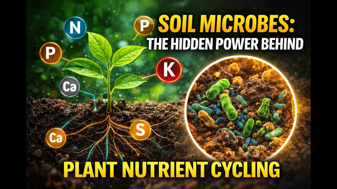 Soil Microbes: The Hidden Power Behind Plant Nutrient Cycling #SoilMicrobiology,#SoilMicrobes,#Plant
