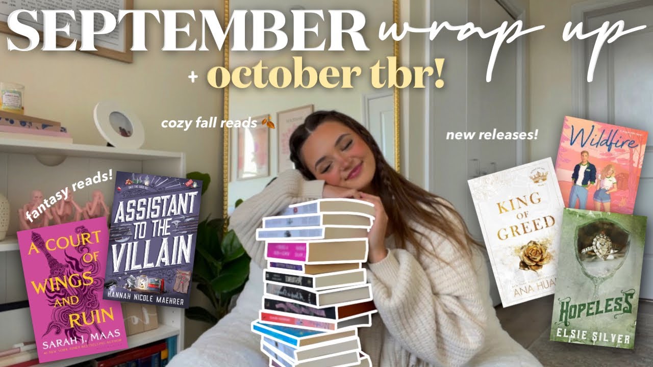 let’s talk about all the books i read in september + my october tbr! 🍂🎃✨
