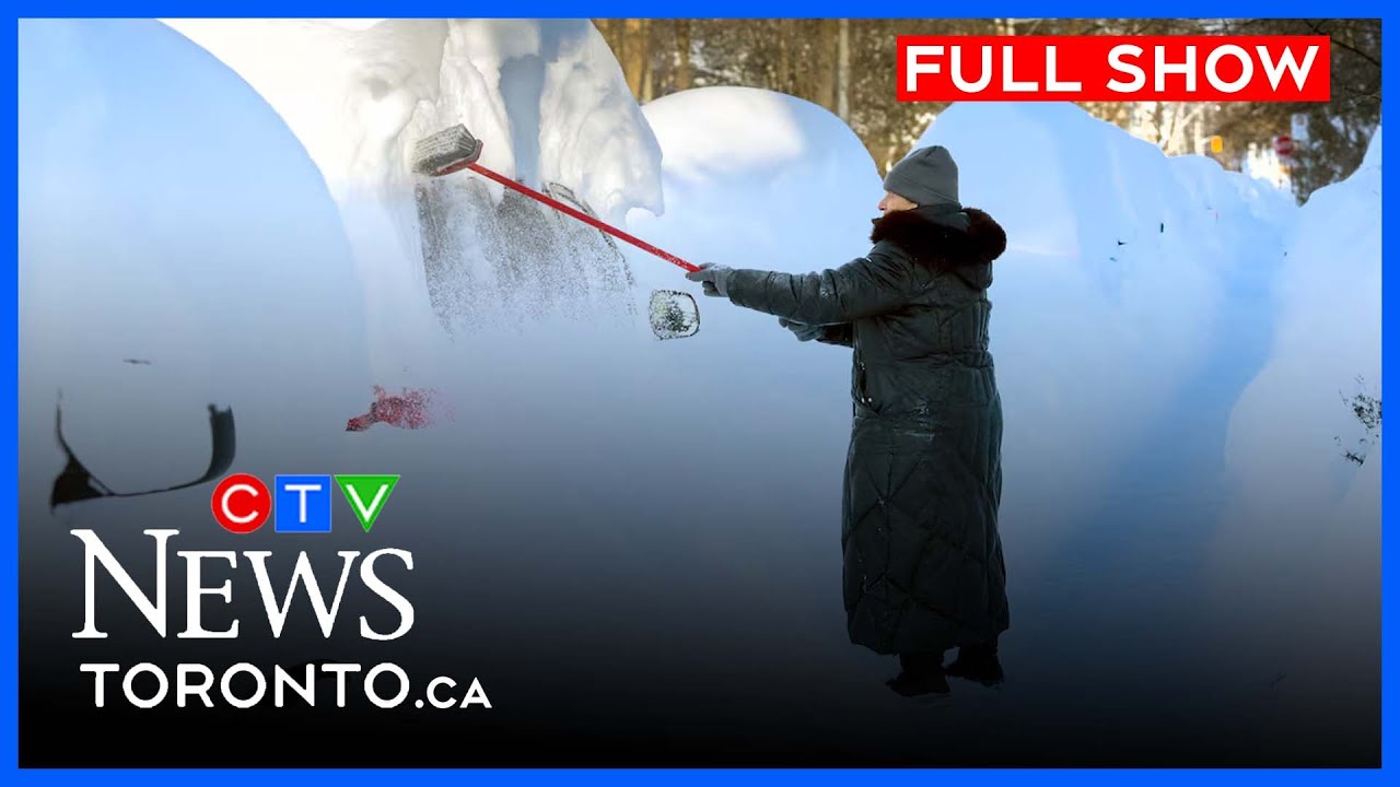 Toronto hit with historic 50 cm snowfall across GTA | CTV News Toronto at Noon for Jan. 26