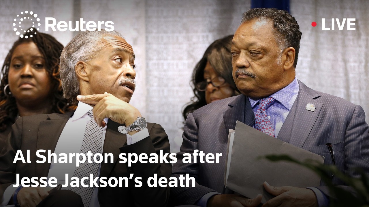 LIVE: Al Sharpton speaks after Jesse Jackson's death