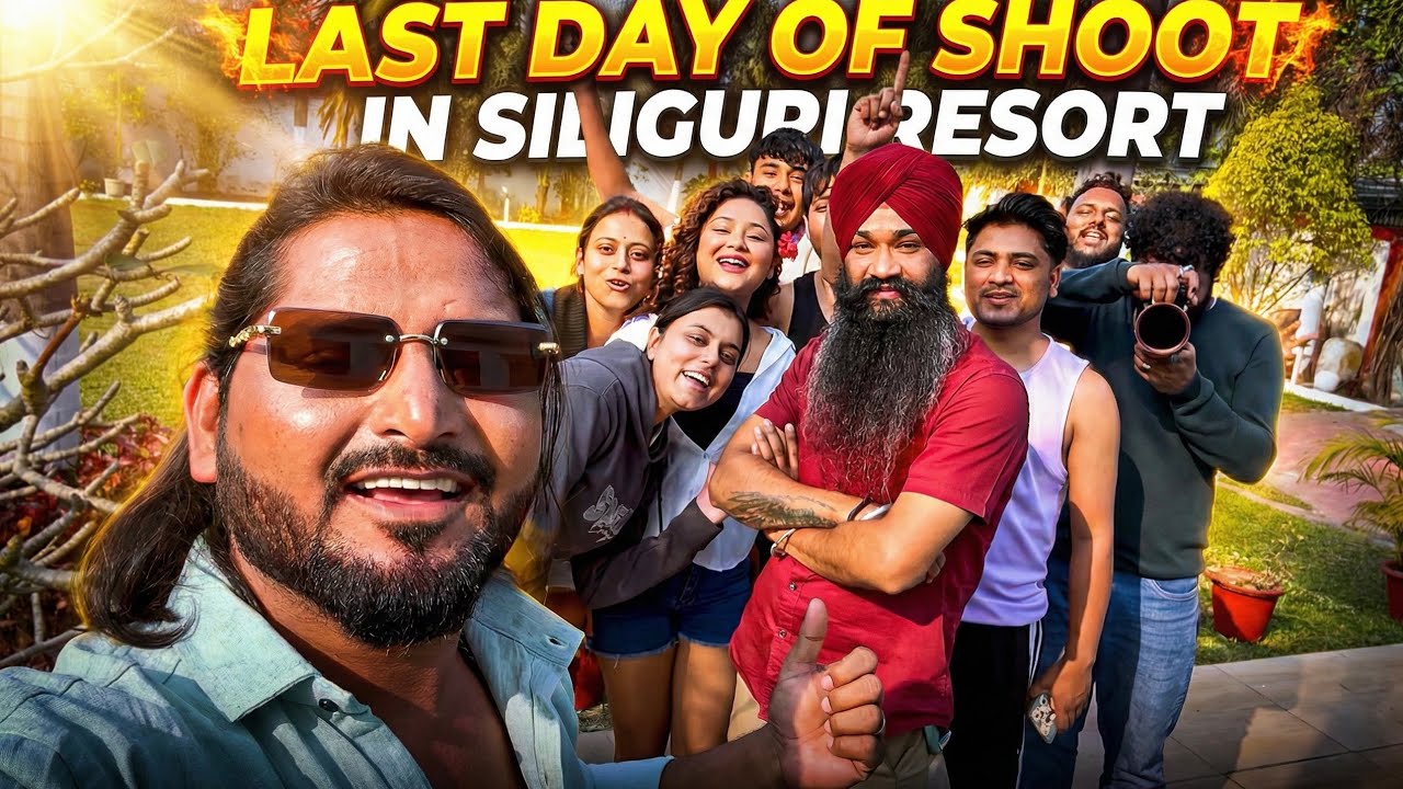 Siliguri Resort Vlog: The Final Shoot Day & Wrap Up Party! 🎥💫 #Siliguri #ShootLife  #BehindTheScenes