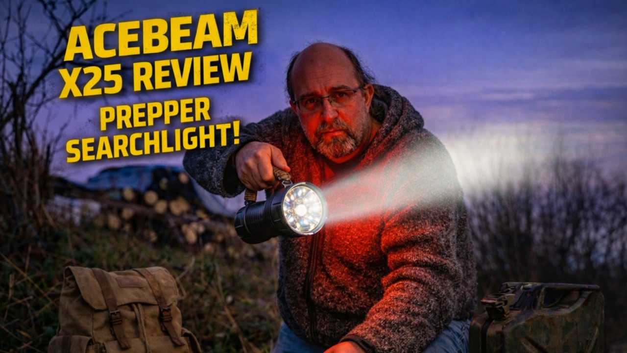 Acebeam X25 Review: 22,000 Throwy Lumens + A Weird RGB Light Ring (That's Suprisingly Useful)