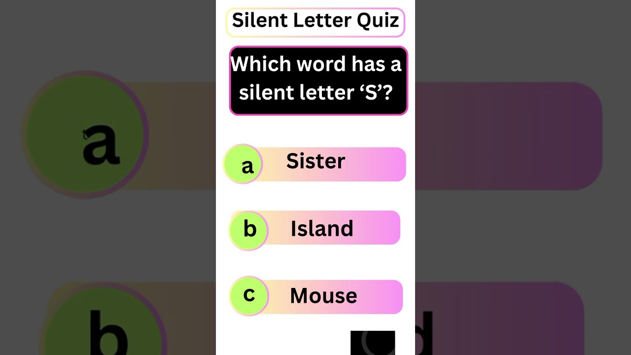 Can You Pass This Silent Letter Quiz? (Most Fail)