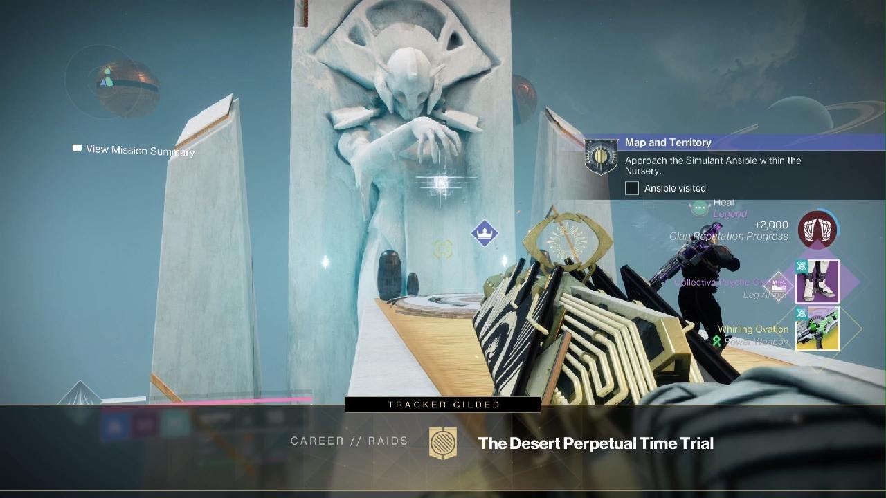 IT DROPPED ON MY FIRST CLEAR!!!! (WHIRLING OVATION EXOTIC DROP!)