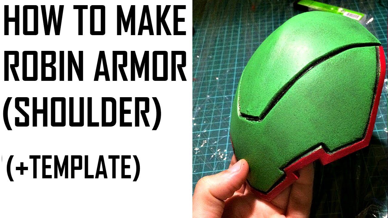 ROBIN COSPLAY COSTUME. SHOULDERS (TUTORIAL)