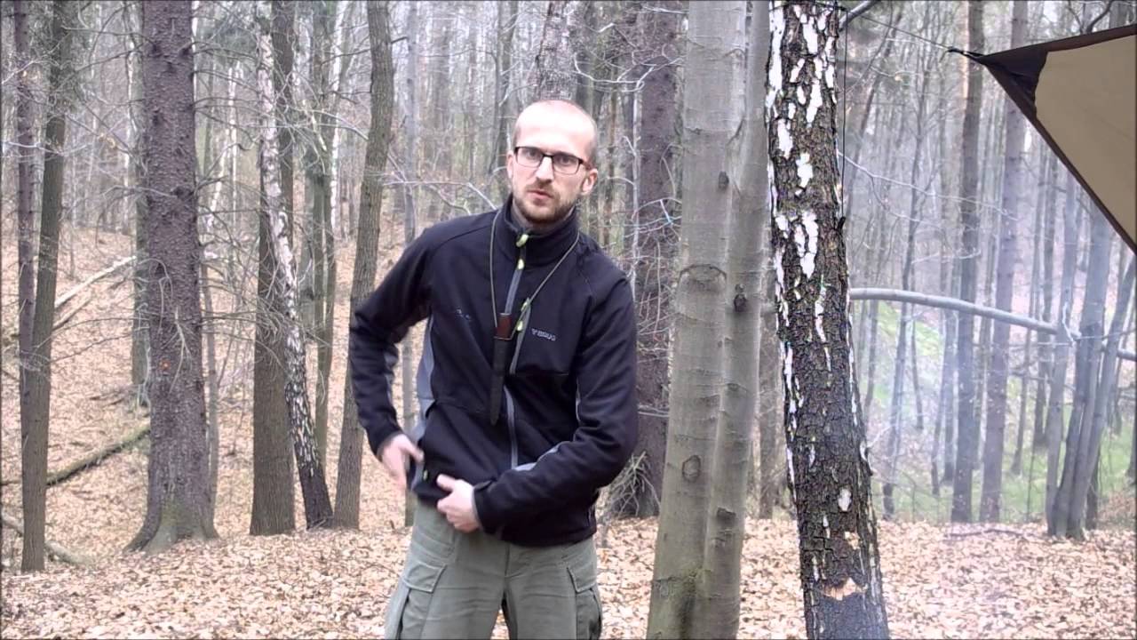 Nóż survivalowy / terenowy - uniwersalna metoda przenoszenia - Bushcraft