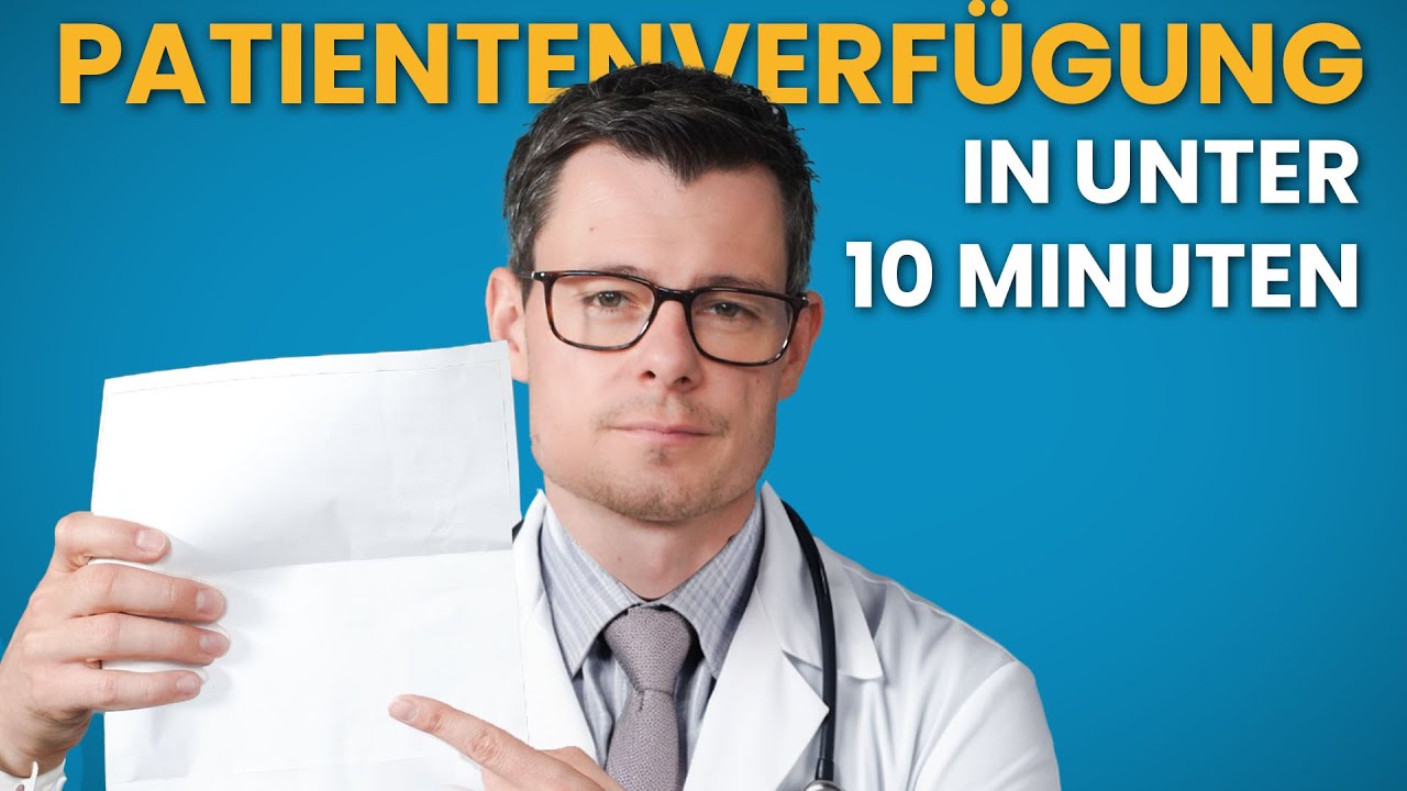 Patientenverfügung: EINFACH erklärt! (2026)
