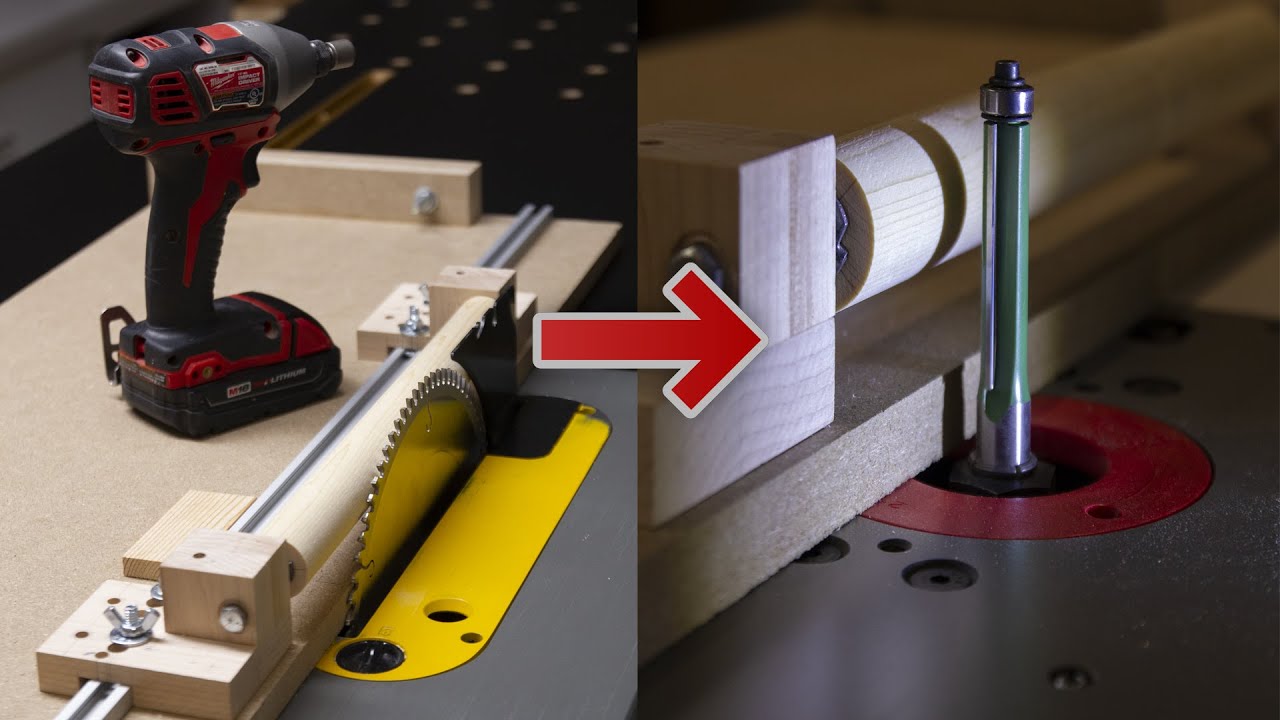 Using a Table Saw and a Router Table like a lathe!