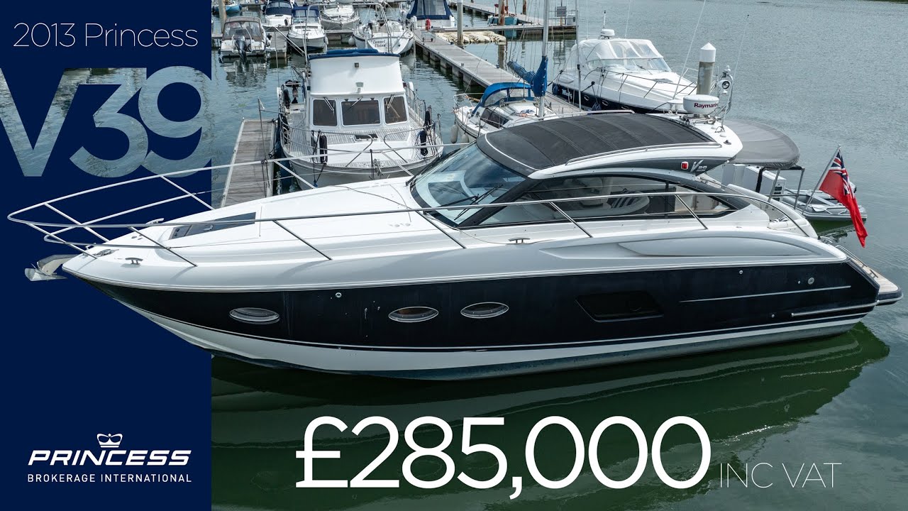 2013 Princess V39 'El Toro' FOR SALE NOW in Swanwick UK