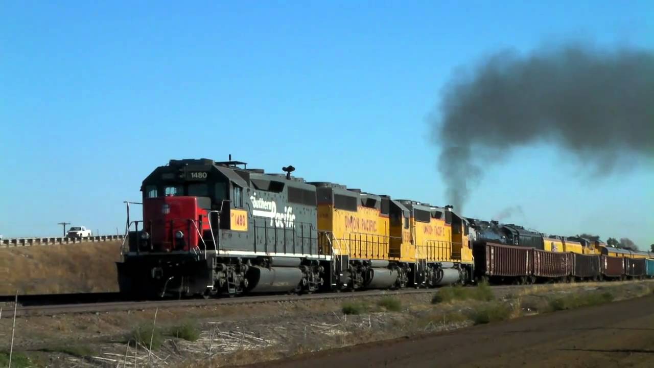 UP 3985 pulls the Ringling circus train Cheyenne to Denver 09/28/2010 ©