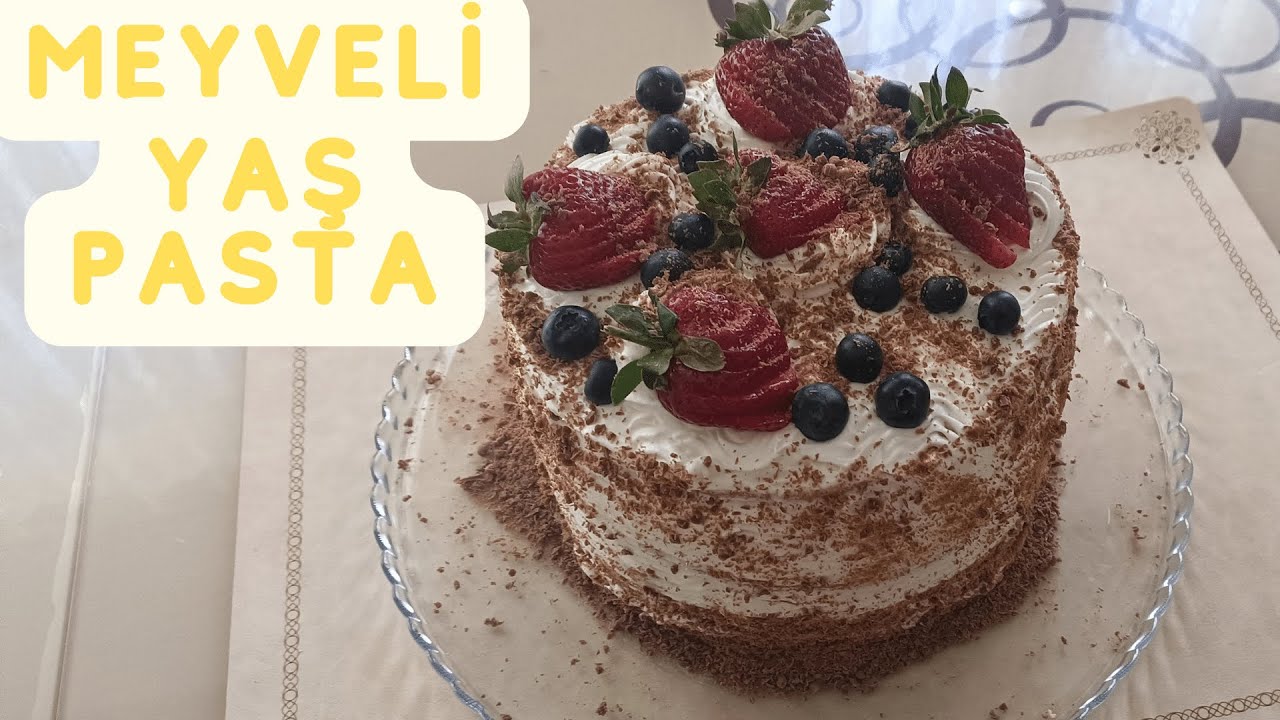 HAZIR ALMAYA SON Kolay Ev Yapımı Yaş Pasta Tarifi -Tamamı evlerimizde olan malzemelerden YAŞ PASTA