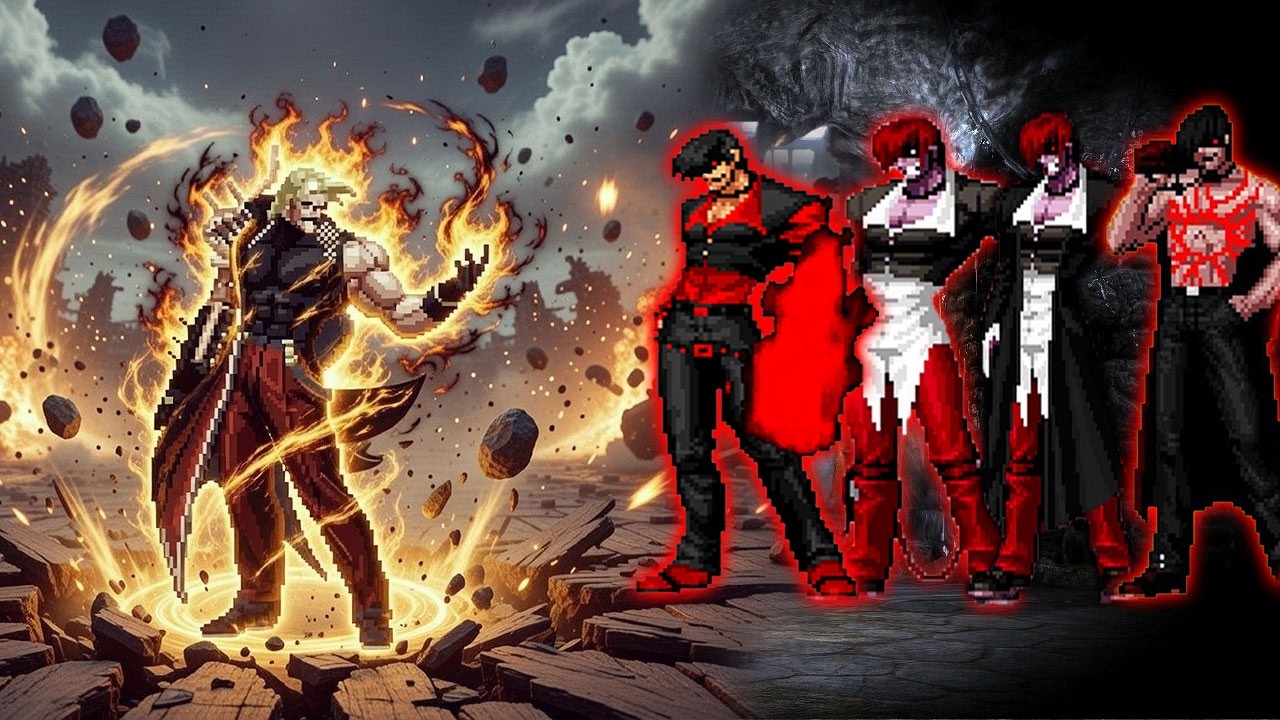 [Mugen KOF] Atlas Vs Super Kof Bosses Team