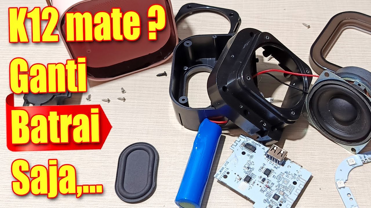 Cara membuka speaker k12 eb 101