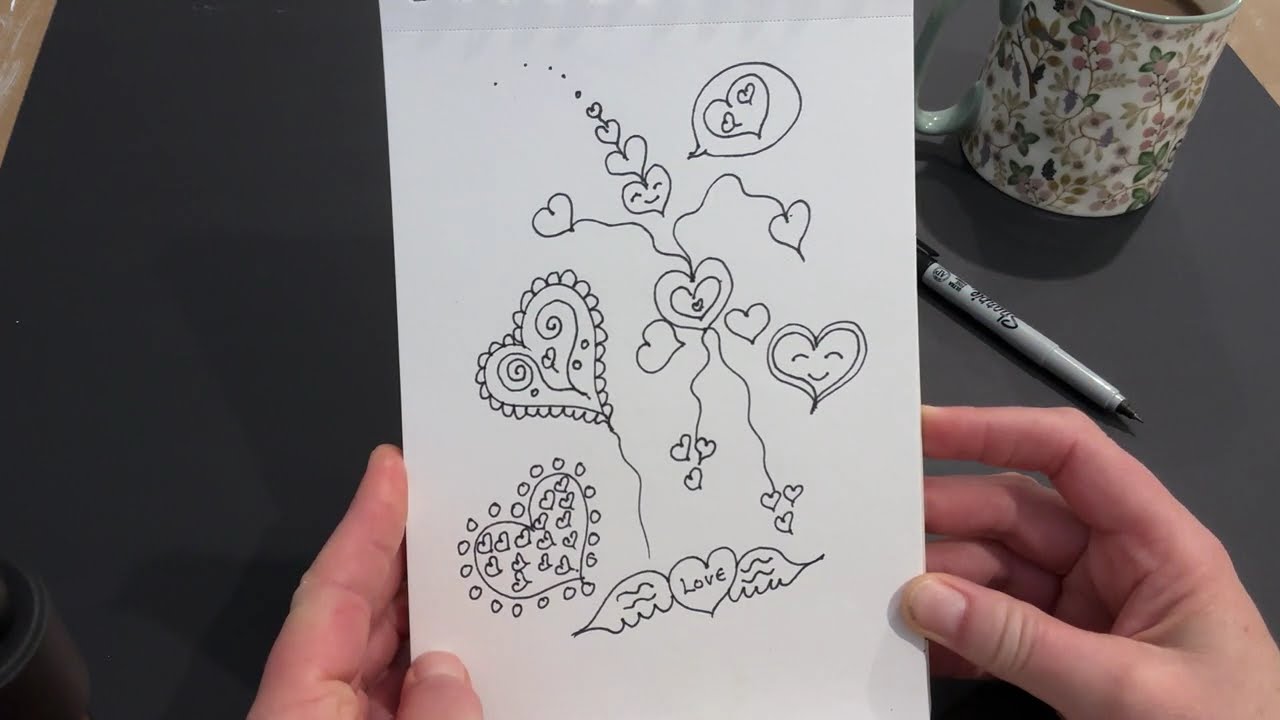 Morning Doodles - Hearts
