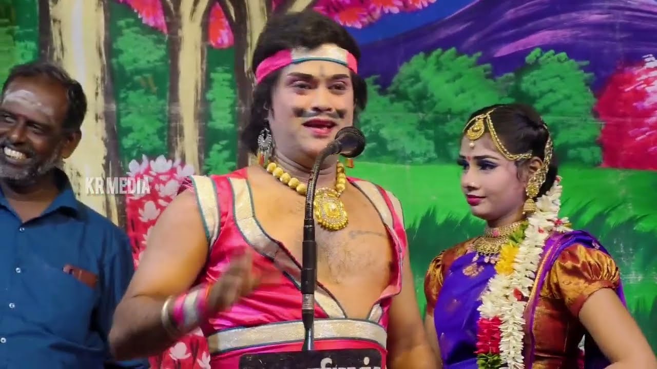 சிறப்பான ஆட்டம் ஆடி நாரதரை வரவேற்ற பபூன் சூரியா டான்ஸ் சிந்துஜா
