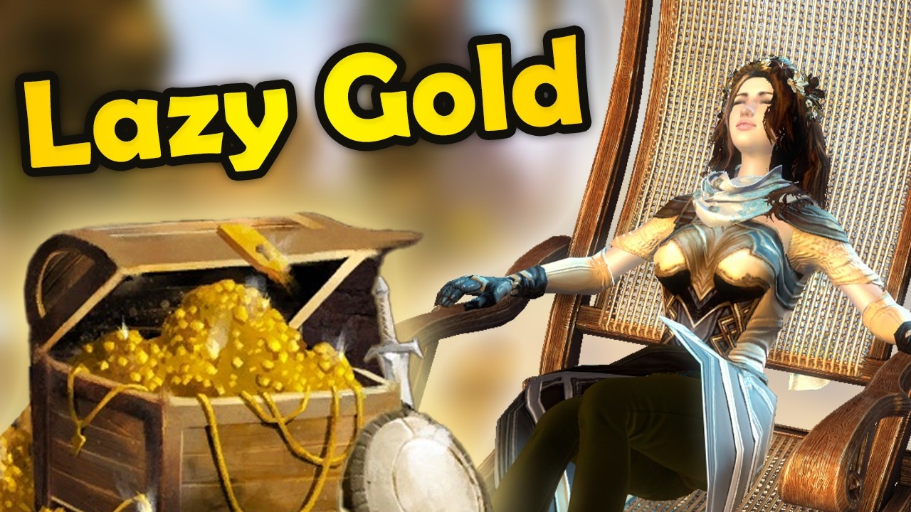 The LAZIEST Gold Farms in Guild Wars 2!
