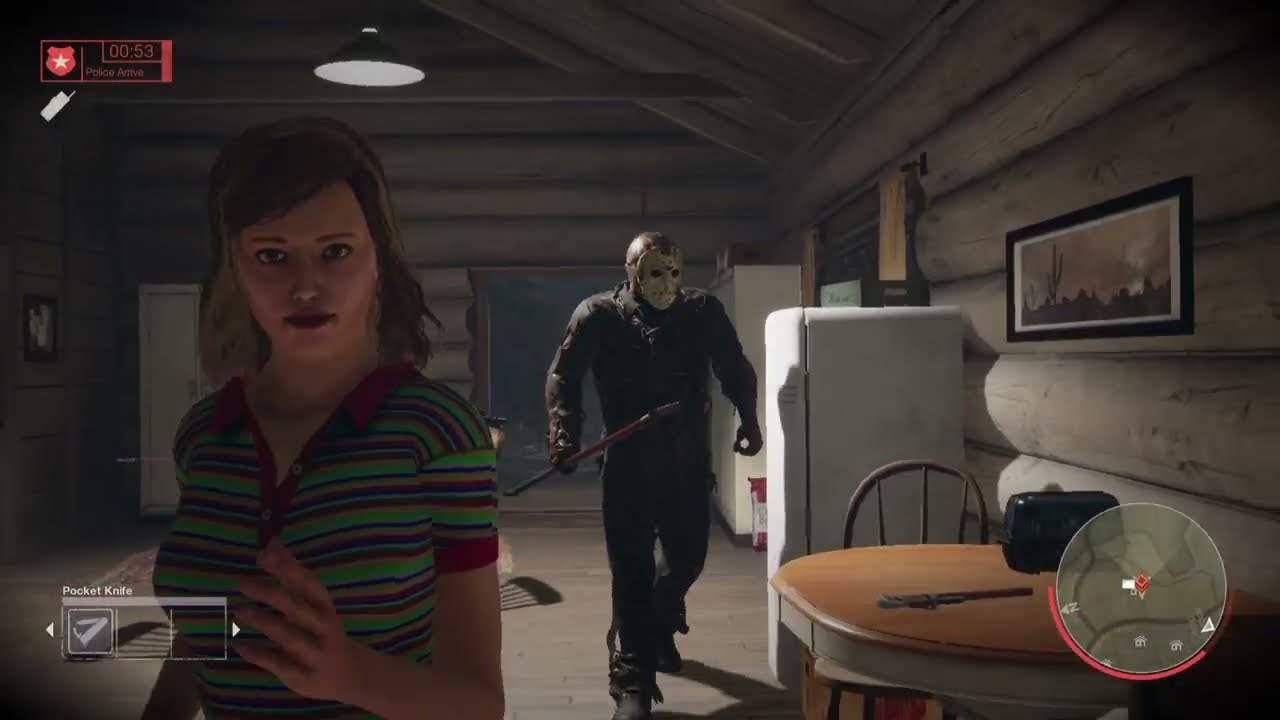 Friday the 13th: The Game- No Fear Jenny vs 150 Part 7 Jason Host