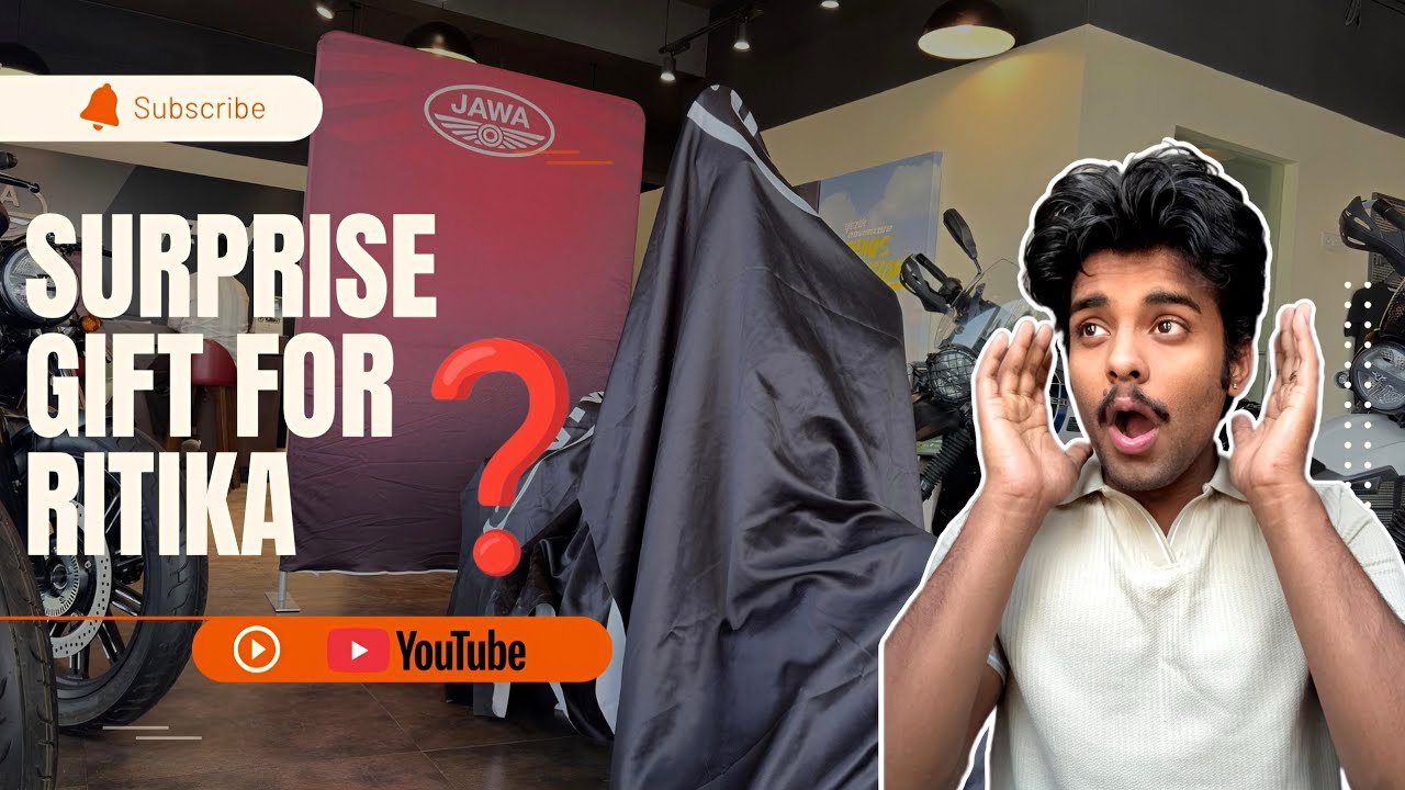 “Biggest Surprise for Ritika 🎁🔥 | Jawa Bike Reveal Gone Crazy!