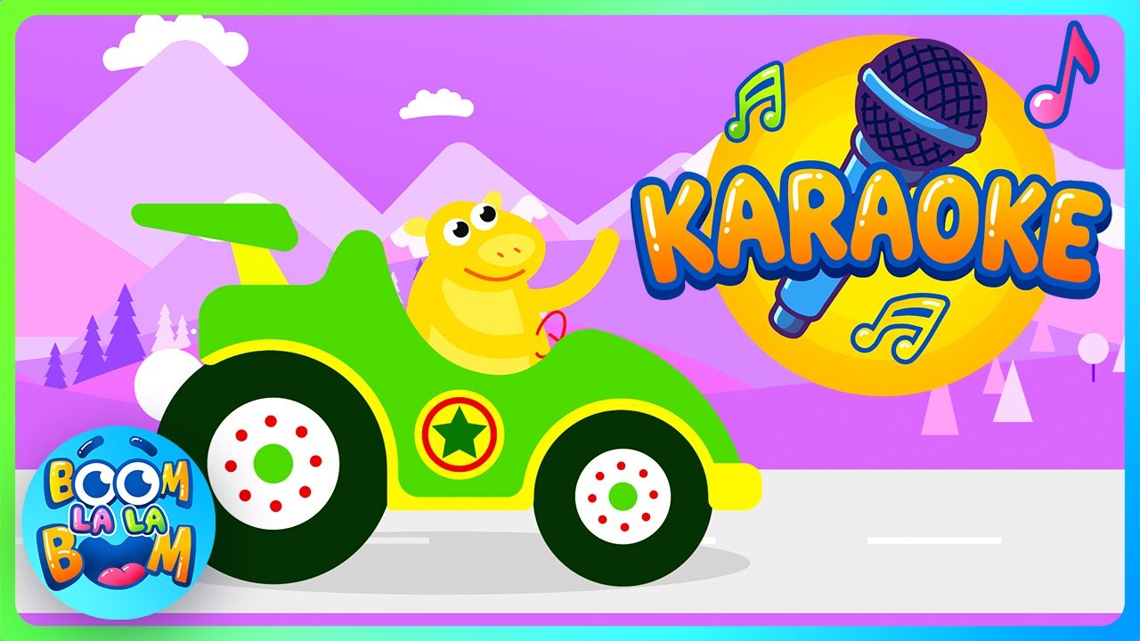 Vehicles Song - KARAOKE version | BoomLaLaBoom - Kids Songs