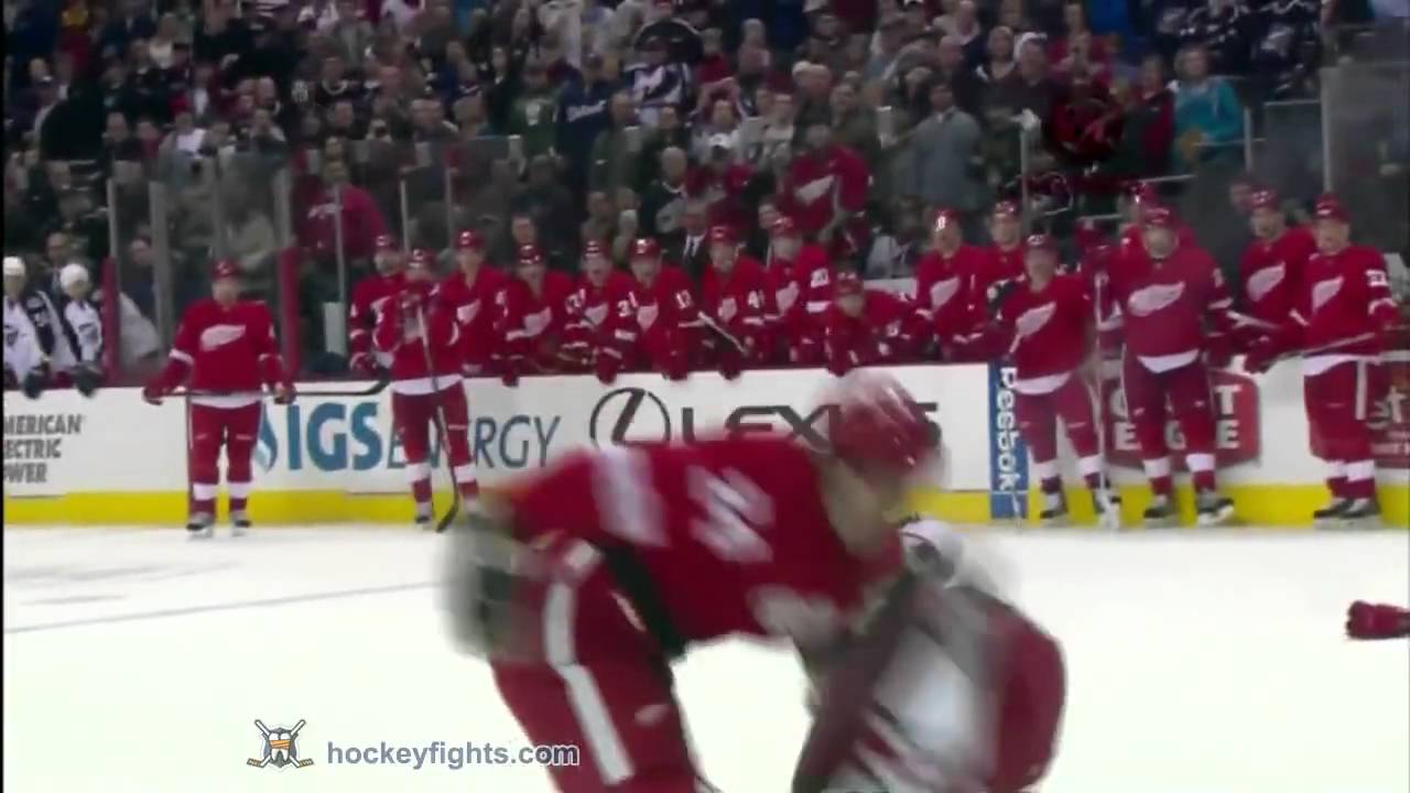 Brad May vs Jared Boll Dec 28, 2009