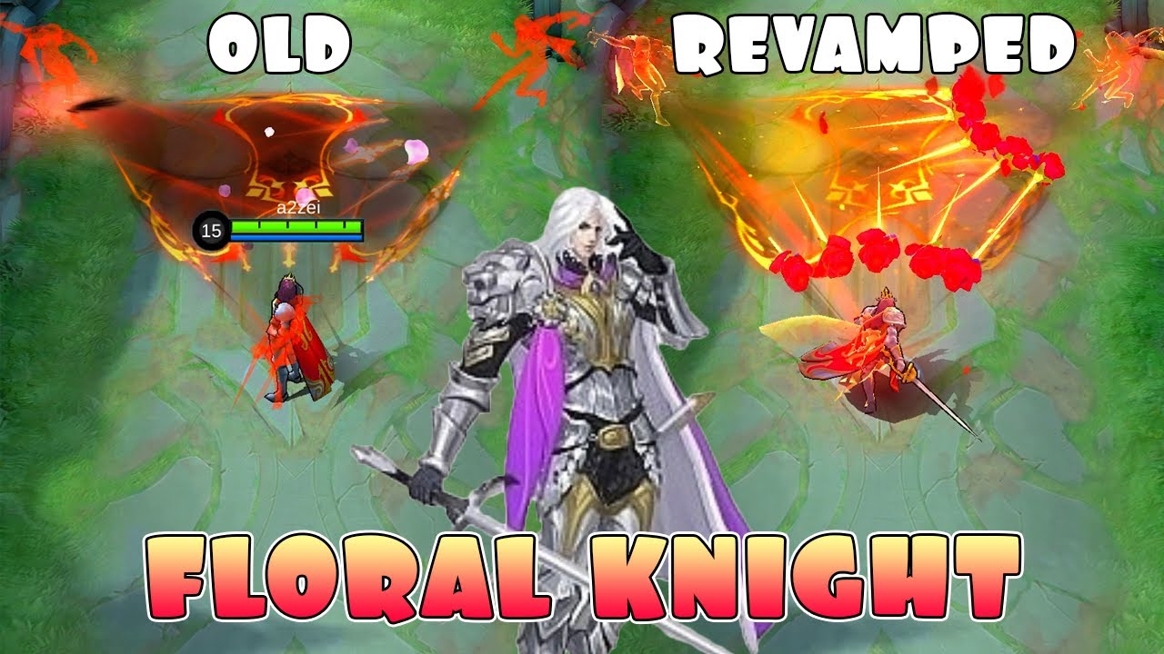 Lancelot Floral Knight Revamped VS OLD Skill Effects MLBB