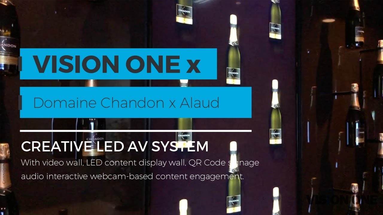 Domaine Chandon Creative Audio Visual Solution by Vision One & Alaud