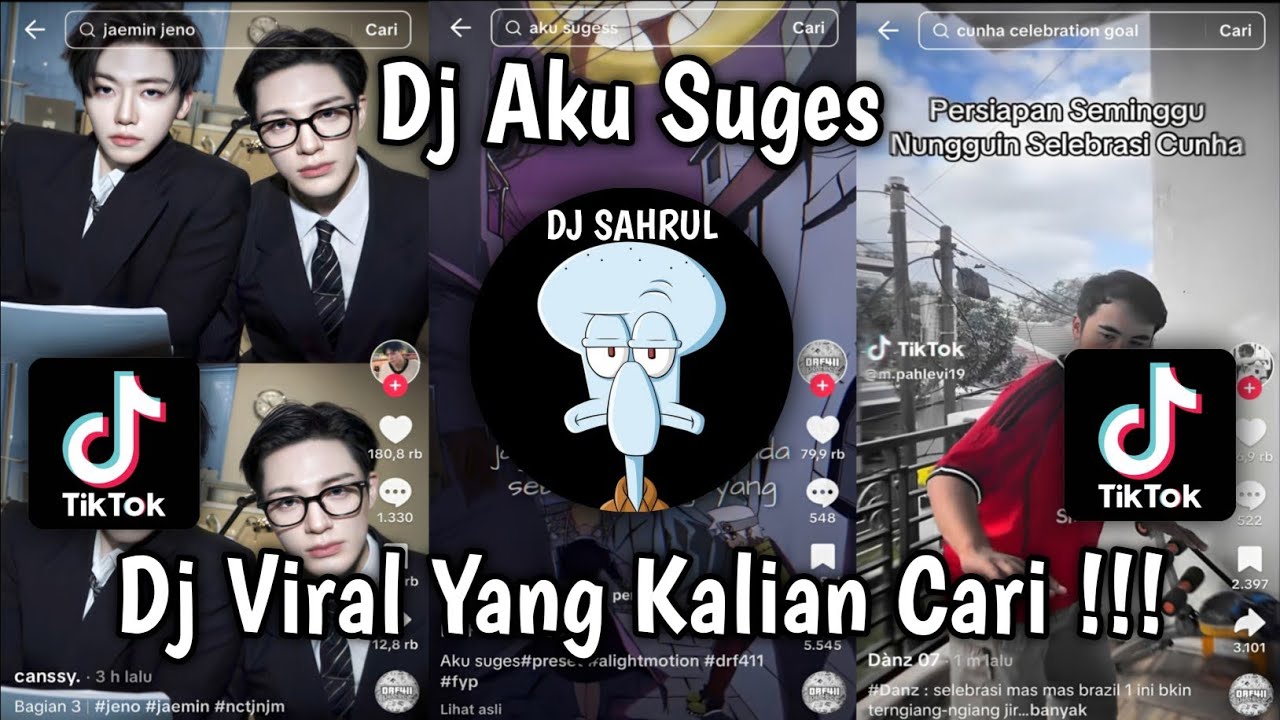 DJ AKU SUGES SUGES KEPALAKU DINGIN KERINGATAN TREND JEDAG JEDUG VIRAL FYP!