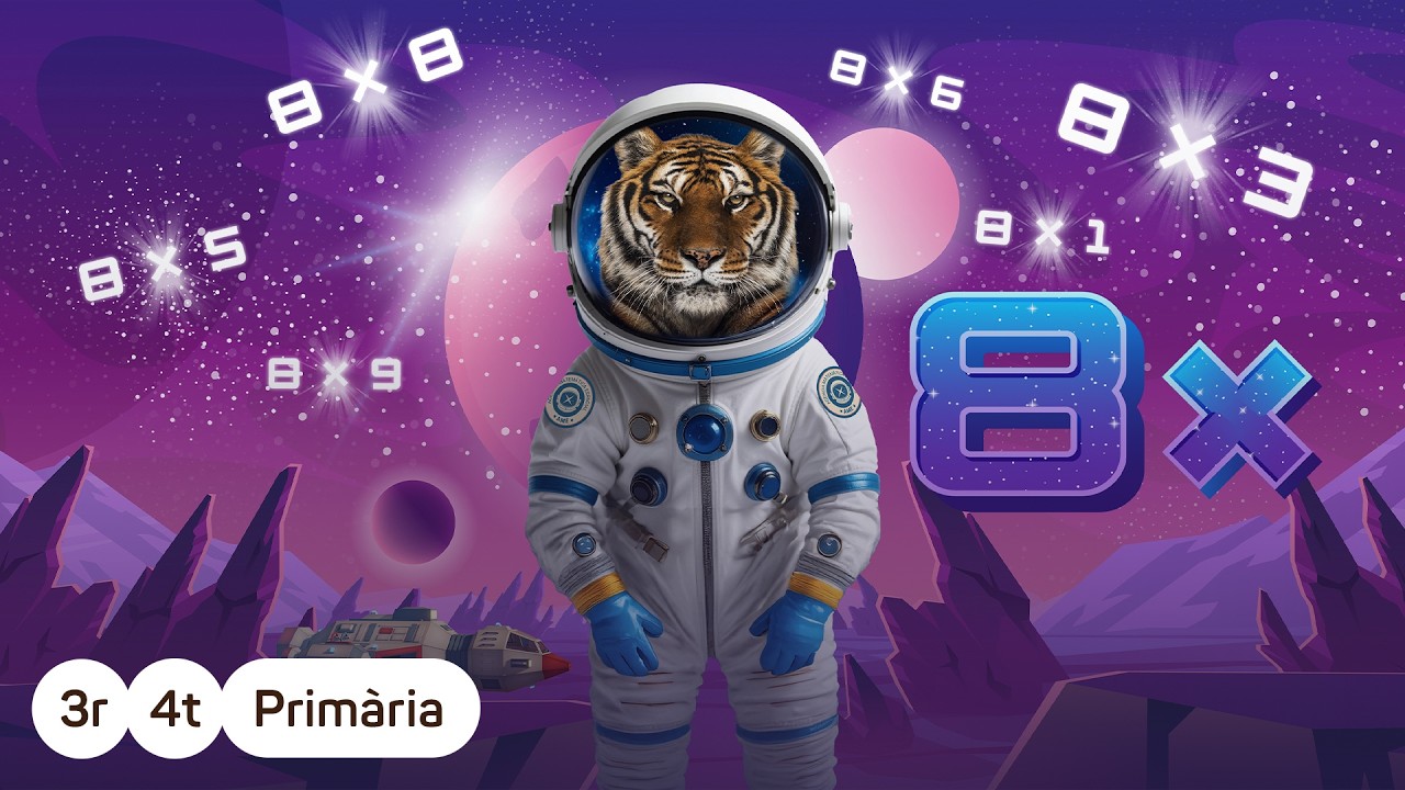 La taula del 8 | Supercampus: Matemàtiques - Les taules de multiplicar